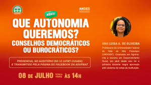CONVITE | Debate &quot;Que autonomia queremos? Conselhos democráticos ou burocráticos?&quot;