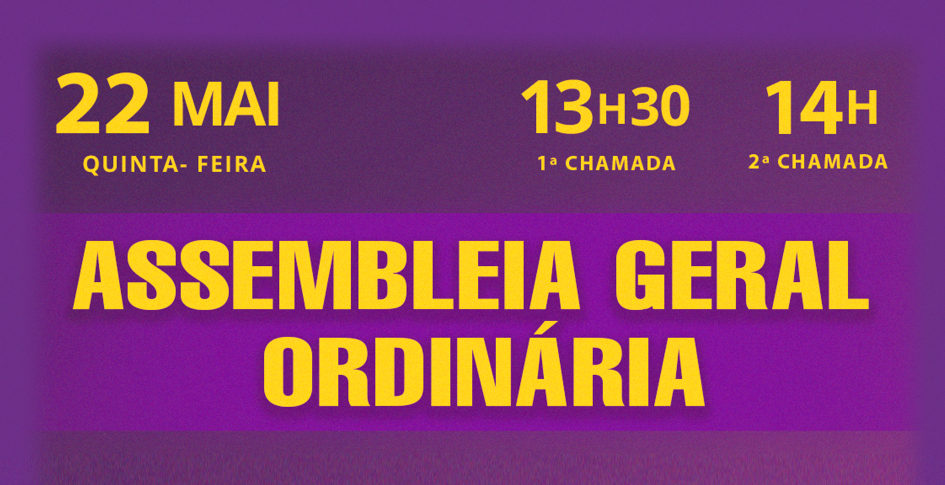 Convocação para Assembleia Geral da Adufmat-Ssind - 22/05/25 (quinta-feira), às 13h30