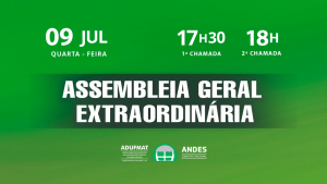 EDITAL DE CONVOCAÇÃO PARA ASSEMBLEIA GERAL EXTRAORDINÁRIA - 09/07/25 (quarta-feira), às 17h30