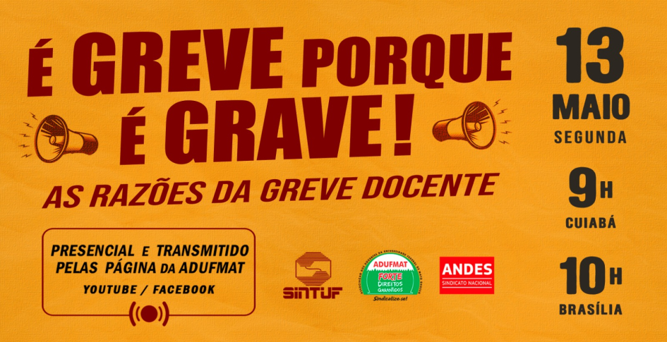 LIVE - É greve porque é grave: as razões da greve docente - segunda-feira, 13/05, às 9h