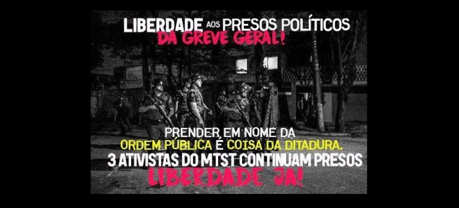 Greve Geral vitoriosa tamb&eacute;m foi marcada por forte repress&atilde;o policial