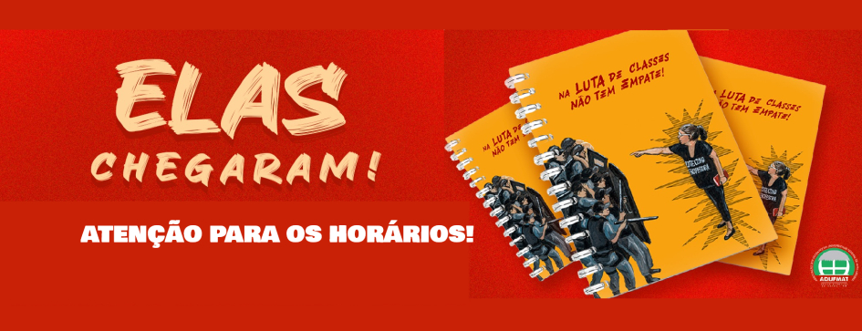 Agendas Adufmat-Ssind 2025 disponíveis para retirada; ATENÇÃO PARA OS HORÁRIOS!